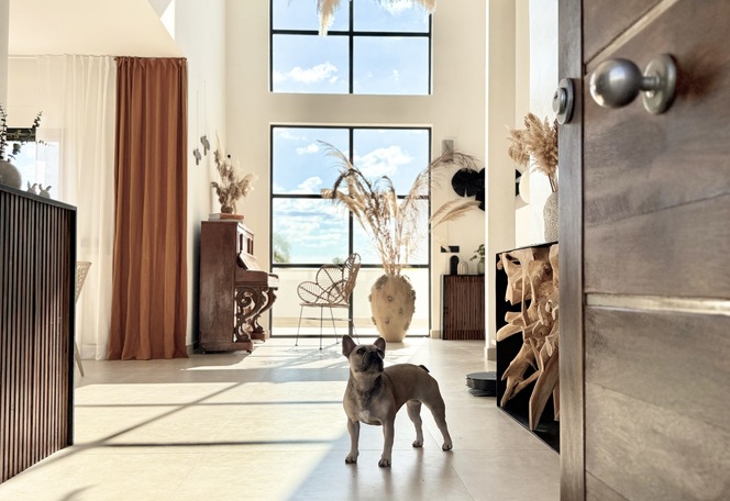 Welcoming entrance hall with natural light